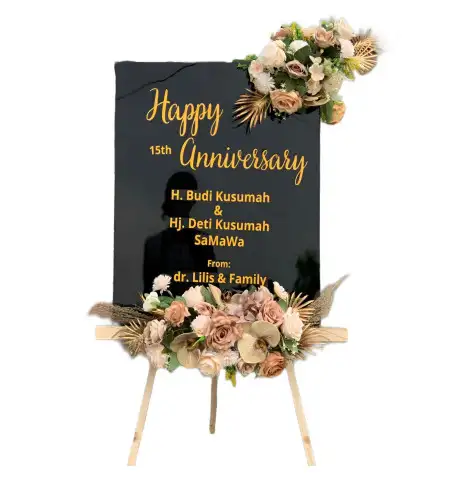 Papan Bunga Akrilik Uranggantung