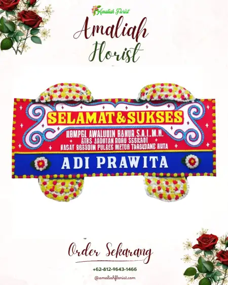 Papan Bunga Ucapan Selamat Uranggantung